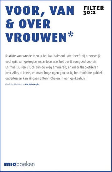 Voor, van & over vrouwen* / Filter – Tijdschrift over, Verzenden, Zo goed als nieuw