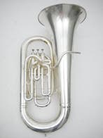 Es Bas Besson Imperial Gecompenseerd Mat verzilverd #1977, Muziek en Instrumenten, Ophalen of Verzenden, Gebruikt, Es-tuba, Met koffer of draagtas