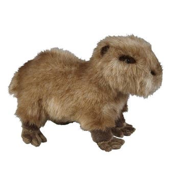 Capibara knuffel - pluche - bruin - 28 cm - speelgoed, Verzenden, Nieuw