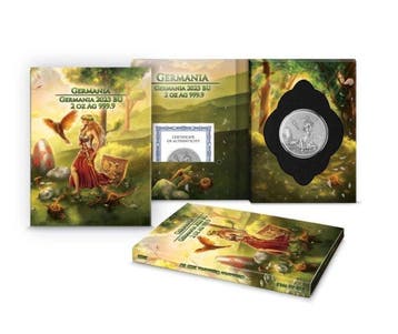 Duitsland. 10 Mark 2023 Germania 2 oz With Certificate
