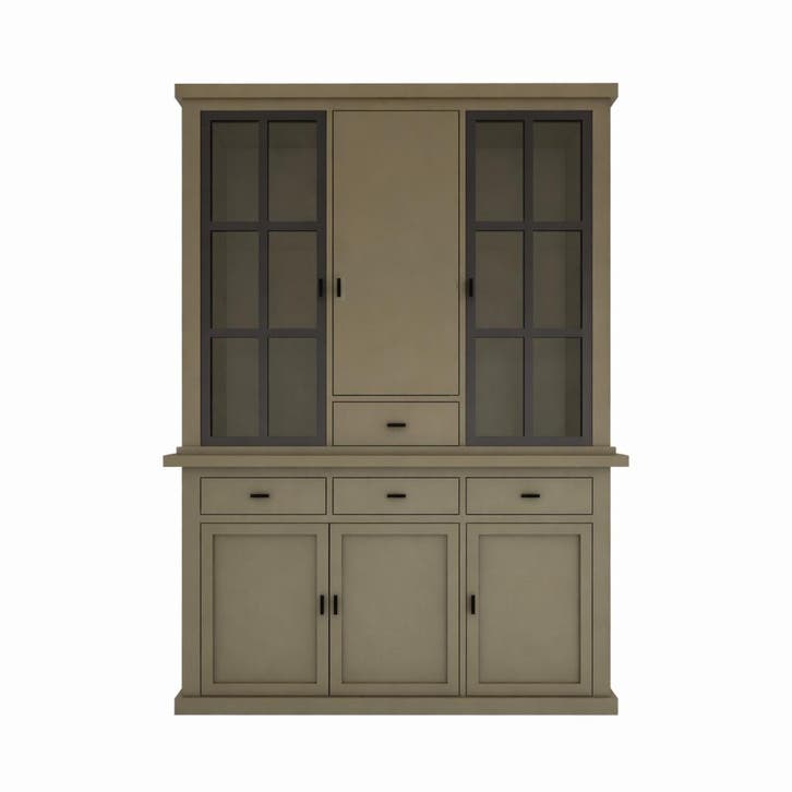 123Kast - Buffetkast Montana 07 - 145x46x220H cm - dichte de, Huis en Inrichting, Kasten | Overige, Nieuw, Verzenden
