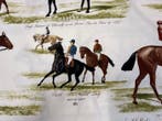Equestrische stof Ascot Derby Vintage Luxury – Panama 100%, Antiek en Kunst