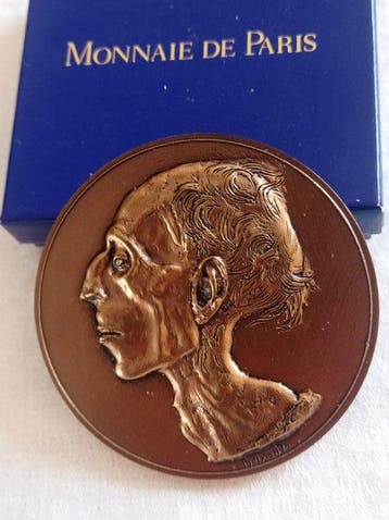 Frankrijk. Médaille en bronze Ramses II à Paris 1977 par