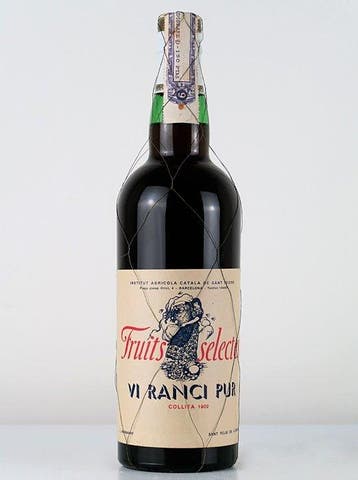 1902 Josep Monmany, Fruits Selectes Vi Ranci Pur (124 years), Nieuw