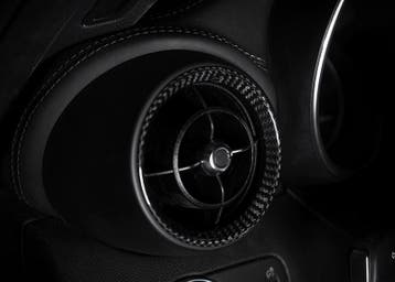 Alfa Romeo Giulia Carbon Fiber lucht ventilatie cirkelcovers, Verzenden