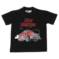 Fun2Wear - Shortama Fire Fighter - Zwart - Maat 74 - Jongens, Verzenden, Nieuw, Jongen