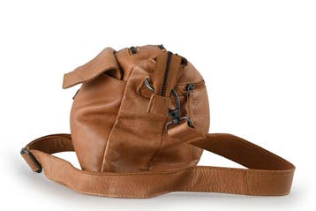 Manfield Schoudertas Cognac | ACTIE, Verzenden, Gebruikt