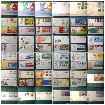 Hongkong 1993/2015 - 59 FDCs - Zodiac, architecture,, Gestempeld