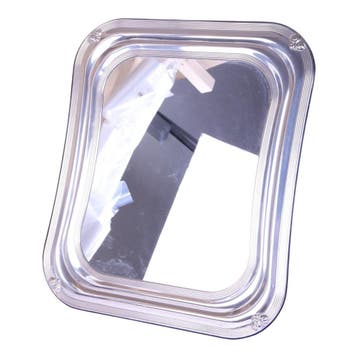 Valenti Argenti Zilveren Fotolijst 20x25 cm - Geribbelde Ran, Verzenden