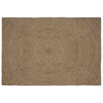 vidaXL Vloerkleden Grijs 240 x 340 cm Jute, Verzenden, Nieuw, Grijs