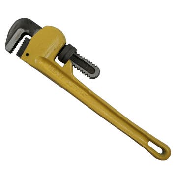 Benson Rechte pijpentang - robuust staal - geel - 45 cm, Ophalen of Verzenden, Nieuw