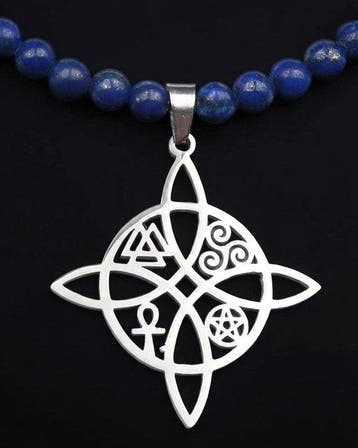 Lapis lazuli - Heksenknoop – Het Grote Talisman van de Vier