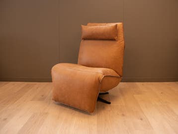 Relax fauteuil Merle van DS Meubel met hoge showroom korting, Verzenden, Minder dan 75 cm, Nieuw, Leer