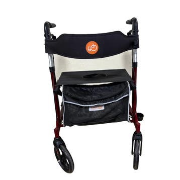 Gebruikte Excel EZ Lite Rollator Bordeauxrood | Tweedehands, Diversen, Ophalen of Verzenden, Gebruikt