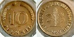 1969f Duitsland 10 Pfennig Probe 1969 F Fe Cu/ni plattier..., Verzenden