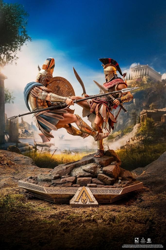 Assassins Creed Odyssey Diorama Statue 1/6 Alexios Spartan, Verzamelen, Film en Tv, Nieuw, Ophalen of Verzenden