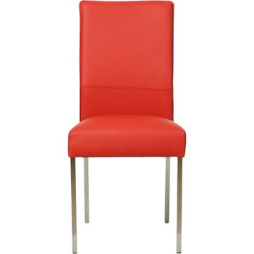 Set van 10 Leren eetkamerstoelen Real - Toledo Ferrari, Ophalen of Verzenden, Nieuw, Leer, Vijf, Zes of meer stoelen