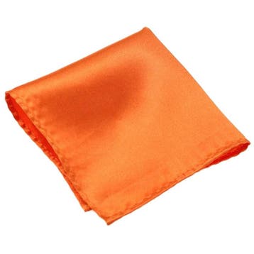 Fako Fashion - Pochette - Pochet - Satijn - 22x22cm - Oranje, Kleding | Heren, Stropdassen, Verzenden, Nieuw