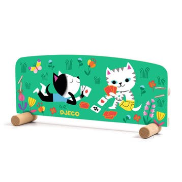 Djeco kaartenhouder houten tafel ac van €9,99 voor €9,90, Ophalen of Verzenden, Nieuw