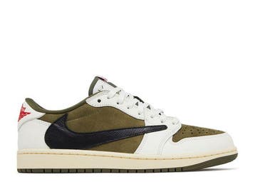 Nike Air Jordan 1 Low Travis Scott Medium Olive (Sneakers), Kleding | Heren, Verzenden, Nieuw, Nike Air Jordan, Sneakers of Gympen