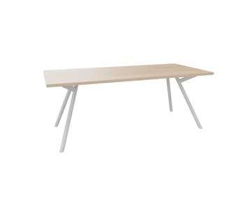 Bridge vergadertafel 160 x 80 cm, ronde poten, Overige plaatsen, Ophalen of Verzenden, Nieuw in verpakking, Tafel