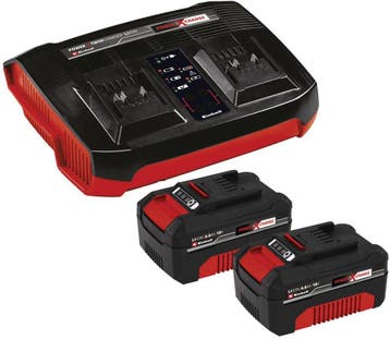 Einhell 18 V/4.0 Ah Power X-Change starter kit - 2x 4.0 Ah, Ophalen of Verzenden, Nieuw