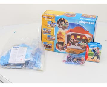 Playmobil Western dorpsleven met school 70946 6279 6278 7..., Ophalen of Verzenden, Gebruikt, Overige typen