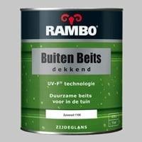 Rambo Buitenbeits Dekkend Ivoorwit 1101 Zijdeglans - 0,75 Li, Verzenden, Nieuw