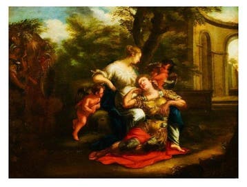 Nicolas Poussin (1594–1665), Circle of - Rinaldo and Armida