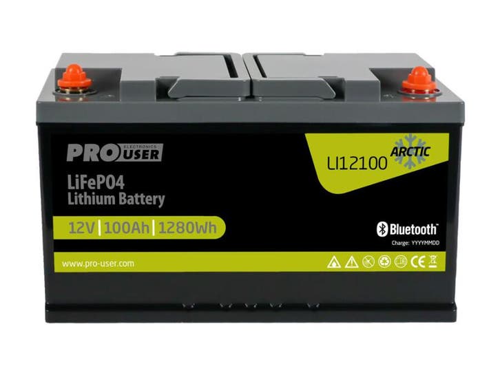 Pro-user Arctic Lithium Accu 100 Ah LI12100, Caravans en Kamperen, Camper-accessoires, Verzenden