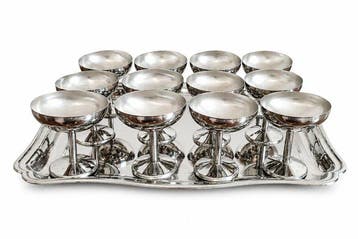 Service à Boisson et Dessert - Dessertservies (13) - Plateau