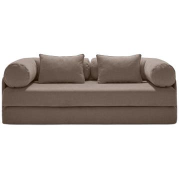 Micadoni Sofa Bed Function, dreamy, 3 Seats, Cappuccino,, Driepersoons, 75 tot 100 cm, Ophalen of Verzenden, Zo goed als nieuw