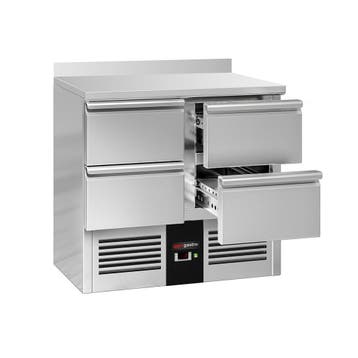 GGM Gastro | Koelwerkbank PREMIUM - 900x700mm - 240 liter -, Verzenden, Nieuw in verpakking, RVS Meubilair