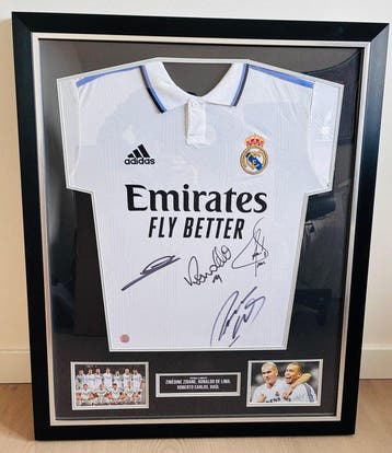 Real Madrid Galácticos Shirt - Ronaldo Nazário, Zidane, Raúl, Nieuw