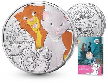 10 Euro Disney Aristocraten Frankrijk 2025, Verzenden