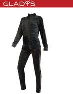 Gladys Italiaanse Dames fluweel trainingspak vest met rits, Nieuw