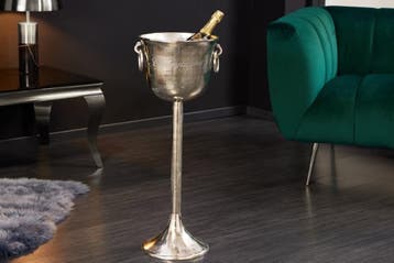 Decoratieve champagnekoeler CHAMPAGNE 80cm antiek zilveren, Huis en Inrichting, Woonaccessoires | Vazen, Ophalen of Verzenden