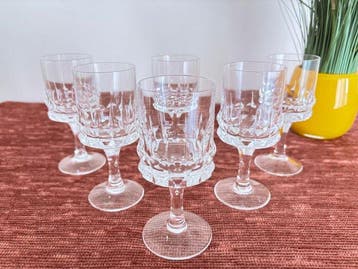 Vintage Weingläser von Rosenthal, Ätzpunze - Drinkglas (6) -, Antiek en Kunst