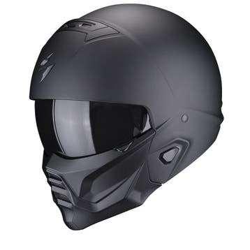 Scorpion Exo-Combat II Solid Mat Zwart Jethelm, Motoren, Kleding | Motorhelmen, Jethelm, XXL, Nieuw met kaartje, Overige merken