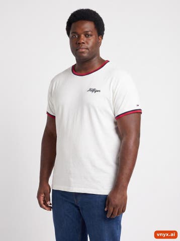 Tommy Hilfiger T-shirts Heren maat L Wit Vintage, Ophalen of Verzenden, Nieuw