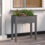 vidaXL Plantenbak met voering 71x37x76 cm massief vurenhout, Verzenden, Nieuw, 60 tot 100 cm, 60 cm of meer