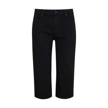 7 for all Mankind • zwarte capri jeans • 30, 7 for all mankind, Verzenden, Nieuw, Zwart