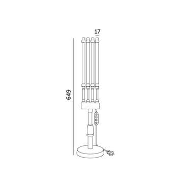 LED Kweeklamp VITARO 4 ST Mini 10W - staande LED kweeklam..., Ophalen of Verzenden, Nieuw