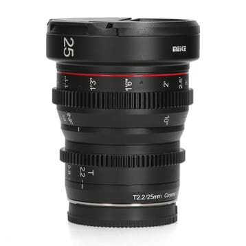 Meike MK-25mm T2.2 - Fujifilm X · 1 jaar garantie, Ophalen of Verzenden, Zo goed als nieuw