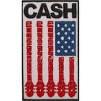 Johnny Cash - Flag - patch officiële merchandise, Ophalen of Verzenden, Nieuw, Kleding