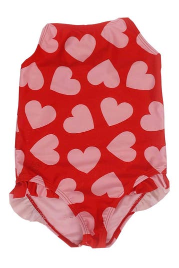 Swim Essentials Badpak Meisjes in maat 110 Rood, Verzenden, Nieuw, Swim Essentials, Jongen of Meisje