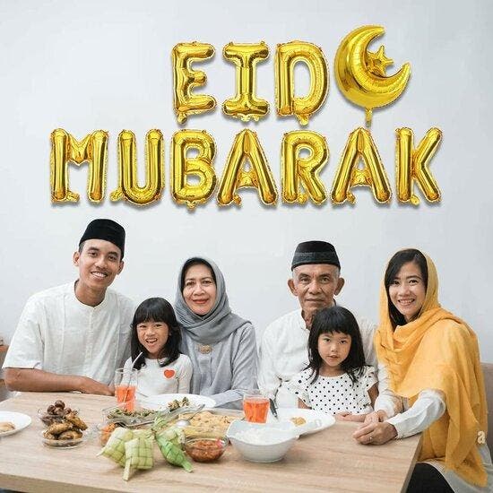 El Jardin - Goud Eid Mubarak Ramadan ballonnen, Tuin en Terras, Overige Tuin en Terras, Verzenden