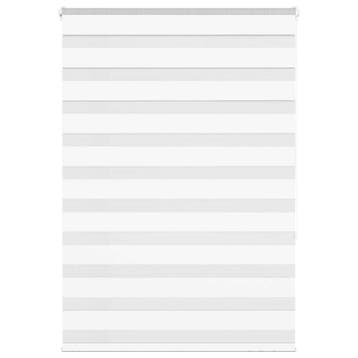 vidaXL Zebra rolgordijn 115x150 cm stofbreedte 110,9cm, Verzenden, Nieuw, Wit