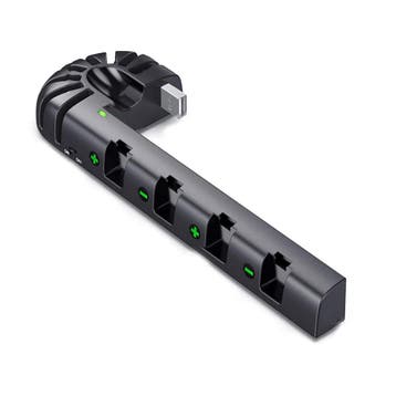 Quad Multi Charger 4 Joy-Con + Game Slots - Oviogames, Ophalen of Verzenden, Zo goed als nieuw
