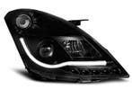 Suzuki Swift V 2010 tot 10-13 LEDtube koplamp unit Black, Verzenden, Nieuw, Suzuki